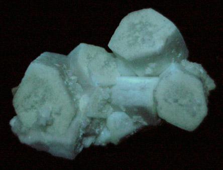 Strontianite pseudomorphs after Celestine from Lime City, Wood County, Ohio