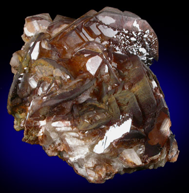 Calcite with Hematite from San Antonio El Grande Mine, Level 12, San Antonio, Chihuahua, Mexico