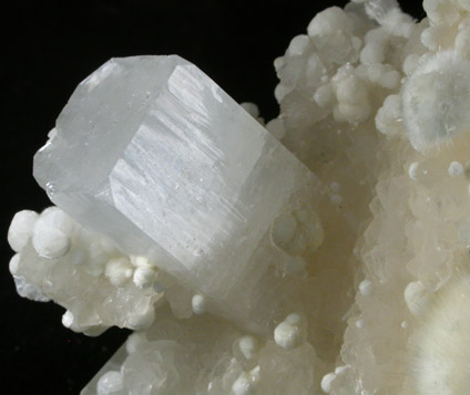 Okenite, Apophyllite, Prehnite from Bombay Quarry, Mumbai (Bombay), Maharastra, India