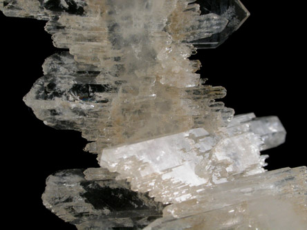 Quartz var. Faden-habit from Jeffrey Quarry, near North Little Rock, Pulaski County, Arkansas