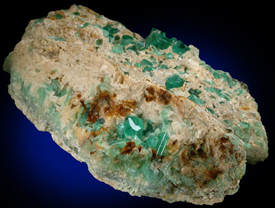 Beryl var. Emerald from Maripi deposit, Vasquez-Yacopi District, Colombia