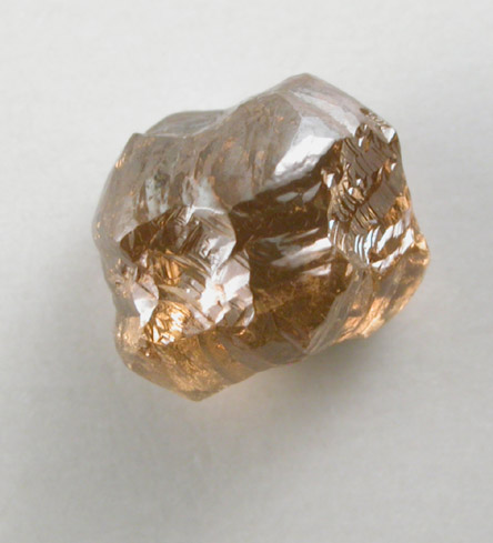 Diamond (1.48 carat orange complex crystal) from Premier Mine, Gauteng Province, South Africa