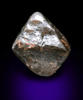 Diamond (4.17 carat gray-brown octahedral crystal) from Argyle Mine, Kimberley, Western Australia, Australia