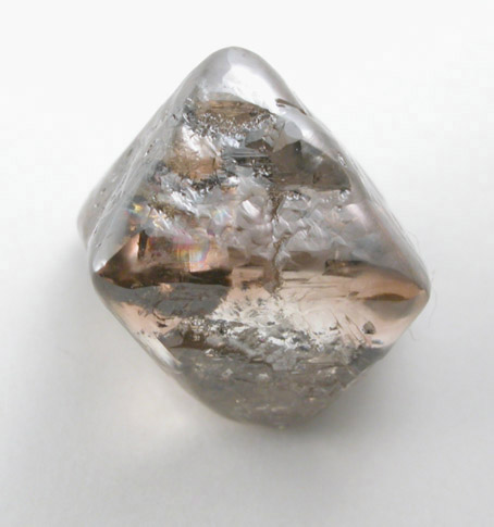 Diamond (4.17 carat gray-brown octahedral crystal) from Argyle Mine, Kimberley, Western Australia, Australia