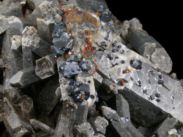 Brookite on Quartz from Magnet Cove, Hot Spring County, Arkansas