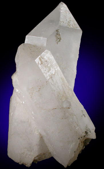 Quartz with Calcite and Pyrite from Steele Mine, Black Rapids, Lyndhurst, Ontario, Canada