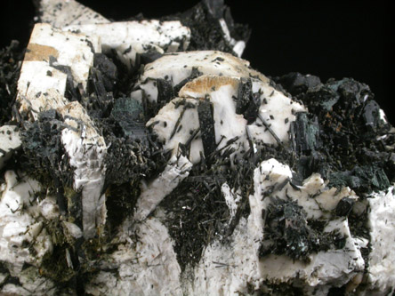 Sanidine, Aegirine, Catapleiite from De-Mix Quarry, Mont Saint-Hilaire, Québec, Canada