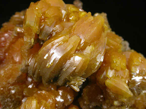 Pyromorphite from Bunker Hill Mine, 17-23 Floors, 9th Level, Jersey Vein, Coeur d'Alene District, Shoshone County, Idaho