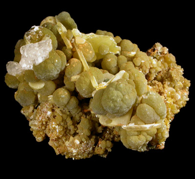 Mimetite and Wulfenite from Mina Ojuela, Mapimi, Durango, Mexico