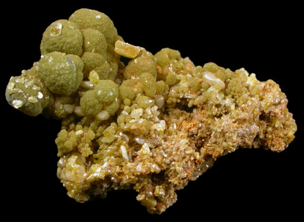 Mimetite and Wulfenite from Mina Ojuela, Mapimi, Durango, Mexico