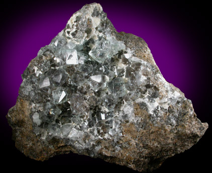 Fluorite (twinned crystals) from Hilton Mine, Scordale, 4 km NE of Hilton, Cumbria, England