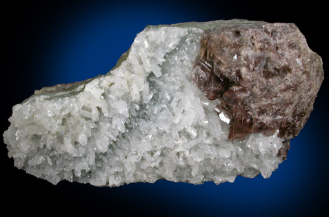 Axinite-(Fe) with Danburite from Obira Mine, Ouita, Kyushu Island, Japan