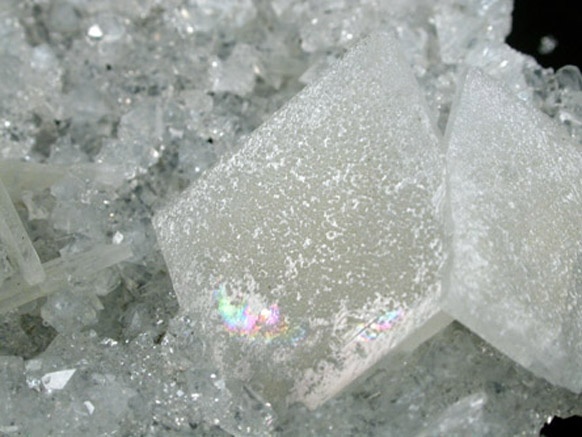 Barite on Apophyllite from Jalna, Maharashtra, India