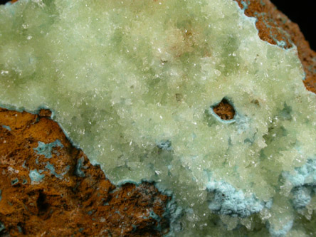 Senegalite with Turquoise from Kouroudaiko Iron Deposit, Faleme River, Senegal (Type Locality for Senegalite)