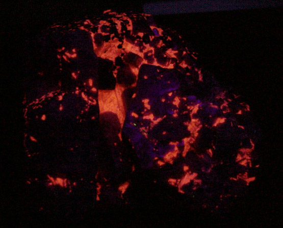 Rhodonite with Franklinite from Franklin Mining District, Sussex County, New Jersey (Type Locality for Franklinite)