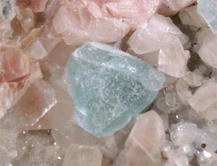 Fluorite and Calcite from Steinach, near Pleystein, Bavaria, Germany