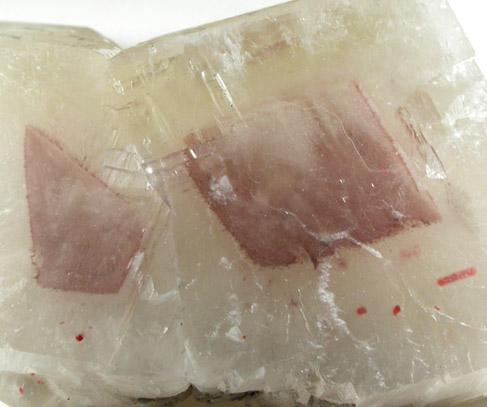 Calcite with Realgar inclusions from Shimen Mine, Hunan, China
