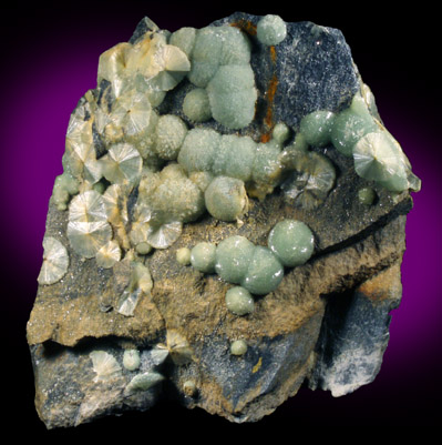 Wavellite from Mauldin Mountain, Montgomery County, Arkansas