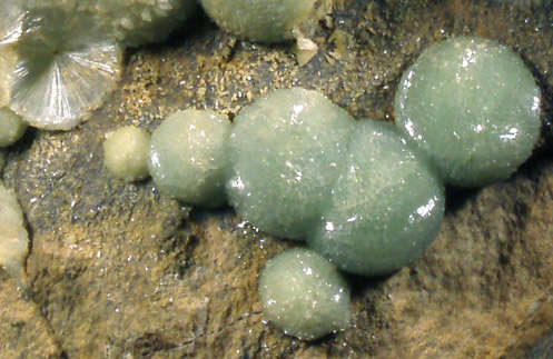 Wavellite from Mauldin Mountain, Montgomery County, Arkansas