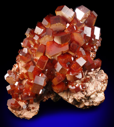 Vanadinite from Mibladen, Haute Moulouya Basin, Zeida-Aouli-Mibladen belt, Midelt Province, Morocco