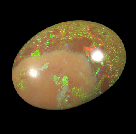 Opal (Precious Opal) from near Mezezo, Shewa (also Shoa or Showa) Plateau, Amhara, Ethiopia