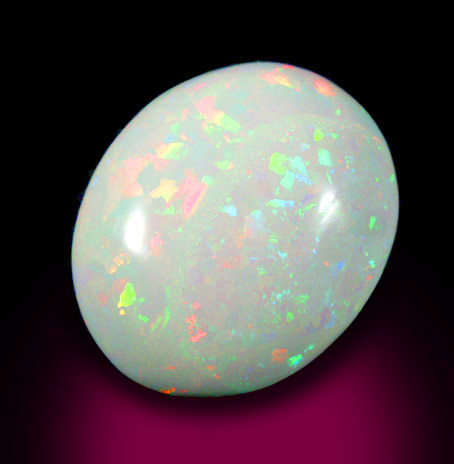 Opal (var. Fire Opal Hydrophane) from near Mezezo, Shewa (also Shoa or Showa) Plateau, Amhara, Ethiopia