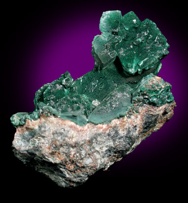 Malachite pseudomorphs after Azurite from Tsumeb Mine, Otavi-Bergland District, Oshikoto, Namibia