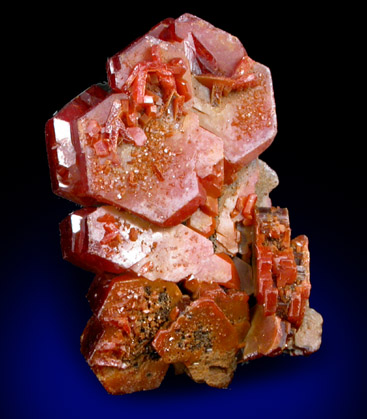 Vanadinite from Mibladen, Haute Moulouya Basin, Zeida-Aouli-Mibladen belt, Midelt Province, Morocco