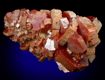 Vanadinite from Mibladen, Haute Moulouya Basin, Zeida-Aouli-Mibladen belt, Midelt Province, Morocco