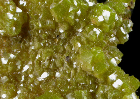 Pyromorphite from Bunker Hill, Coeur d'Alene District, Shoshone County, Idaho