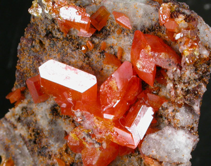 Wulfenite from Red Cloud Mine, Silver District, La Paz County, Arizona