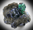 Azurite and Malachite from Bisbee, Warren District, Cochise County, Arizona