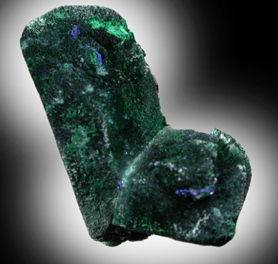 Malachite pseudomorphs after Azurite from New Cornelia Mine, Ajo, Pima County, Arizona