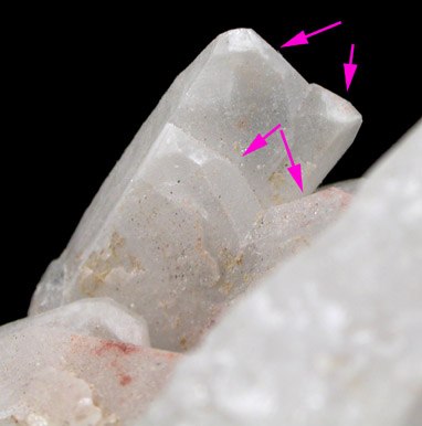 Quartz Japan Law-twinned from Washington Camp-Duquesne District, Santa Cruz County, Arizona