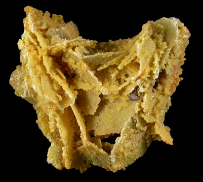 Mimetite pseudomorphs after Wulfenite from San Francisco Mine, Cerro Prieto, north of Cucurpe, Sonora, Mexico