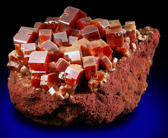 Vanadinite from Mibladen, Haute Moulouya Basin, Zeida-Aouli-Mibladen belt, Midelt Province, Morocco