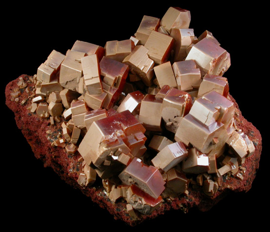 Vanadinite from Mibladen, Haute Moulouya Basin, Zeida-Aouli-Mibladen belt, Midelt Province, Morocco