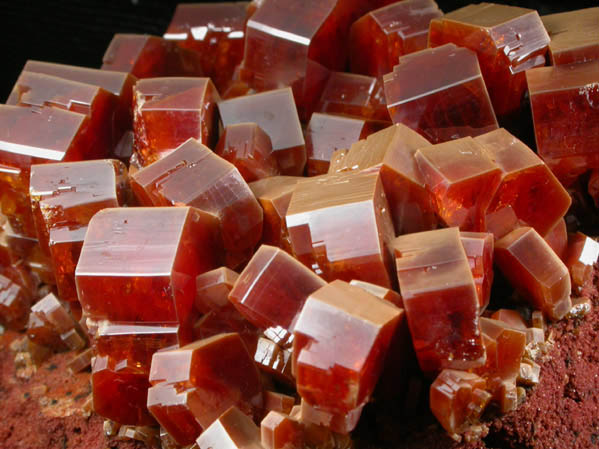 Vanadinite from Mibladen, Haute Moulouya Basin, Zeida-Aouli-Mibladen belt, Midelt Province, Morocco