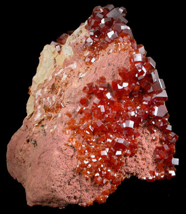 Vanadinite from Mibladen, Haute Moulouya Basin, Zeida-Aouli-Mibladen belt, Midelt Province, Morocco