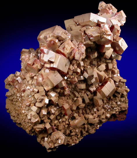 Vanadinite from Mibladen, Haute Moulouya Basin, Zeida-Aouli-Mibladen belt, Midelt Province, Morocco