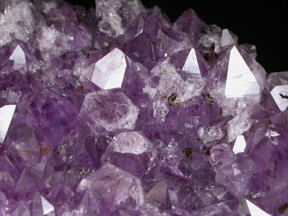 Quartz var. Amethyst from Catalan Agate-Amethyst District, Souther Paran Basalt Basin, Artigas, Uruguay