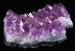 Quartz var. Amethyst from Catalan Agate-Amethyst District, Souther Paran Basalt Basin, Artigas, Uruguay