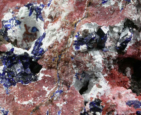 Azurite from Cole Shaft, Bisbee, Warren District, Cochise County, Arizona