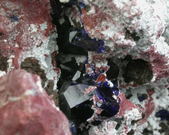 Azurite from Cole Shaft, Bisbee, Warren District, Cochise County, Arizona