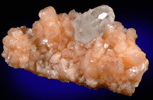 Calcite on Stilbite from Aurangabad, Maharashtra, India