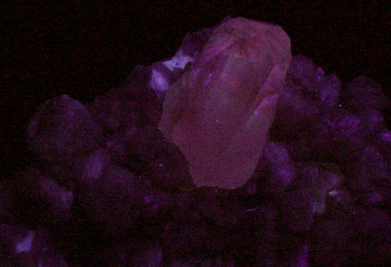 Calcite on Stilbite from Aurangabad, Maharashtra, India