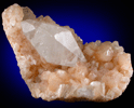 Calcite on Stilbite from Aurangabad, Maharashtra, India