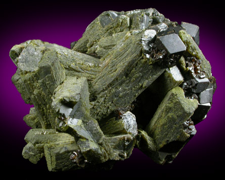 Epidote with Grossular Garnet from near Diakon, Kayes Region, Mali