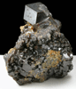 Andradite-Grossular Garnet with Stilbite from Trantimou, Kayes Region, Mali