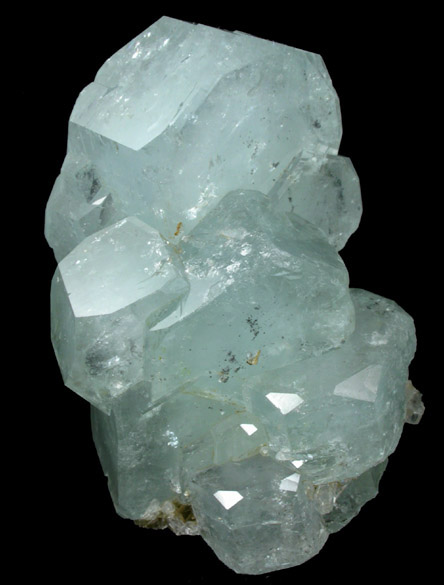 Beryl var. Aquamarine with Muscovite from Xuebaoding Mountain near Pingwu, Sichuan Province, China